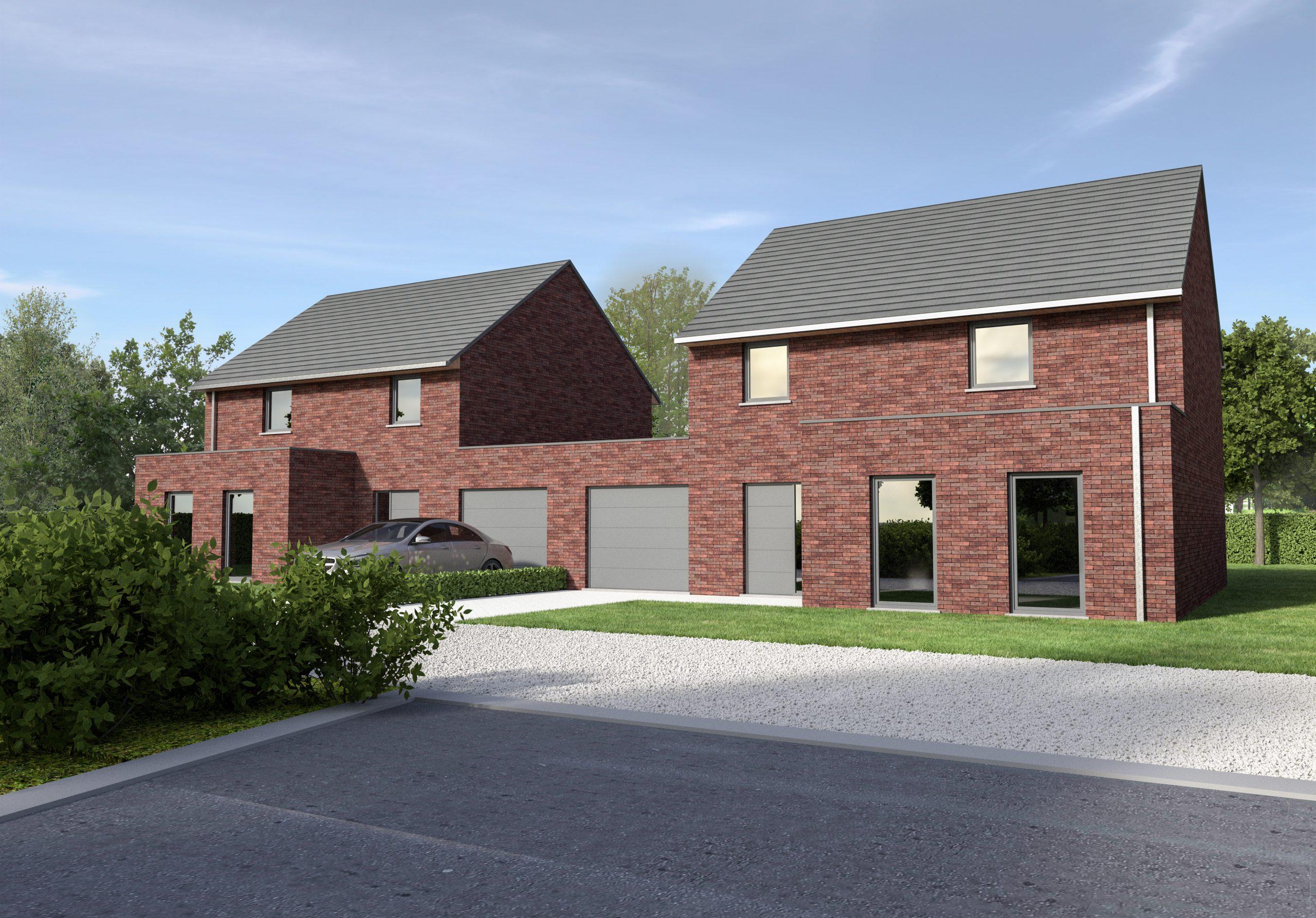 Demuynck Bouw | Rumbeke James Ensor Demuynck Bouw | Rumbeke James Ensor, bouwen op maat, open bebouwing, halfopen bebouwing, moderne woning te koop