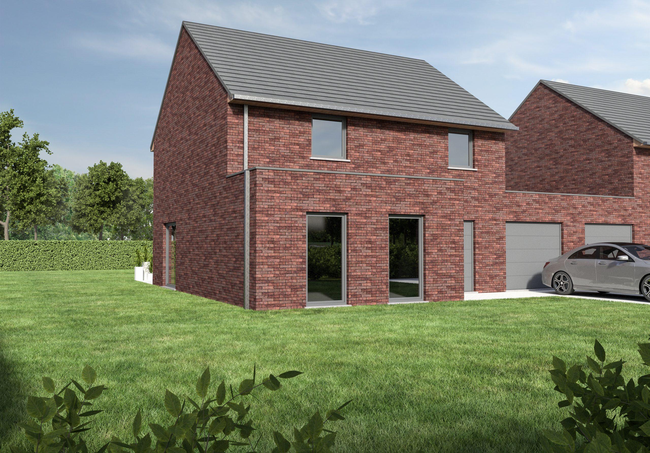 Demuynck Bouw | Rumbeke James Ensor Demuynck Bouw | Rumbeke James Ensor, bouwen op maat, open bebouwing, halfopen bebouwing, moderne woning te koop