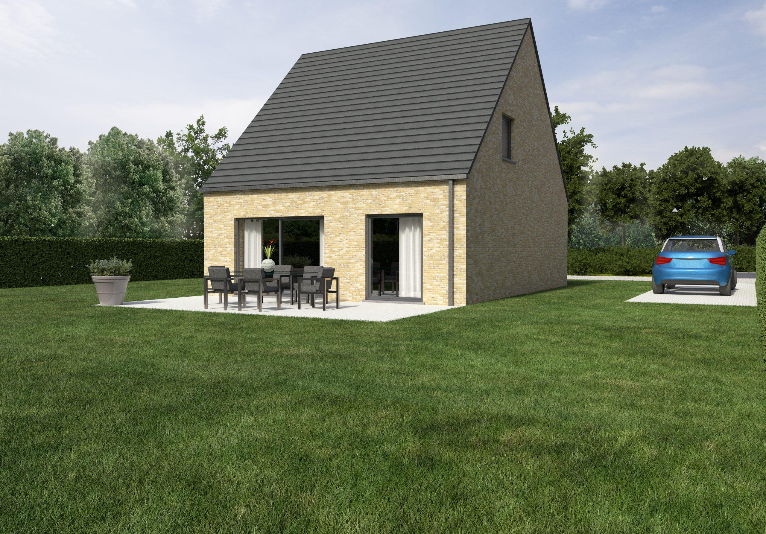 Demuynck Bouw | Rumbeke James Ensor Demuynck Bouw | Rumbeke James Ensor, bouwen op maat, open bebouwing, halfopen bebouwing, moderne woning te koop