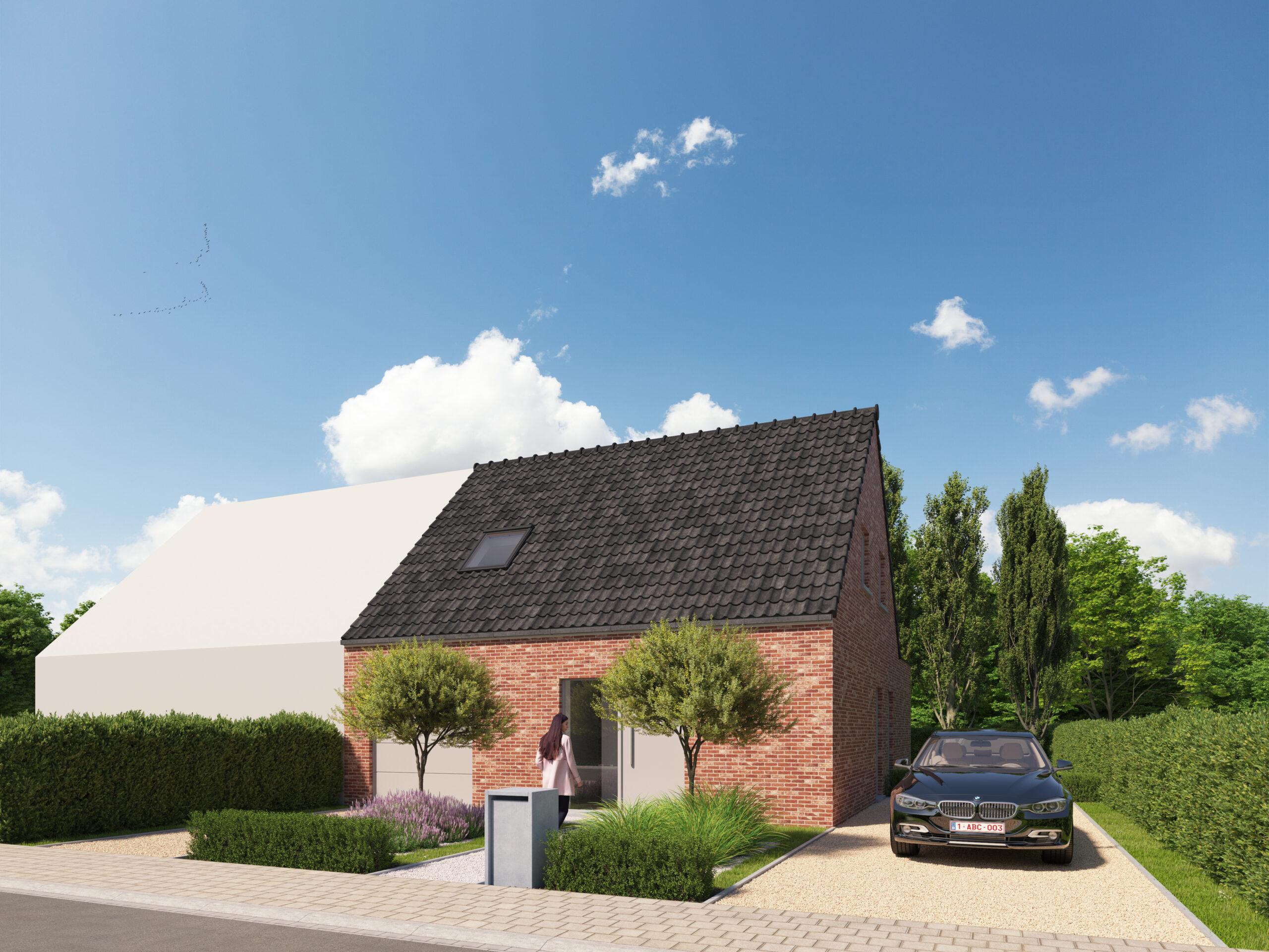 Demuynck Bouw | Wervik Prinsenstraat Demuynck Bouw | Wervik Prinsenstraat, bouwen op maat, halfopen bebouwing, moderne woning te koop