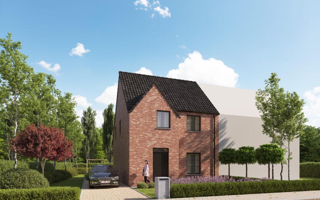 Demuynck Bouw | Wervik Prinsenstraat Demuynck Bouw | Wervik Prinsenstraat, bouwen op maat, halfopen bebouwing, moderne woning te koop