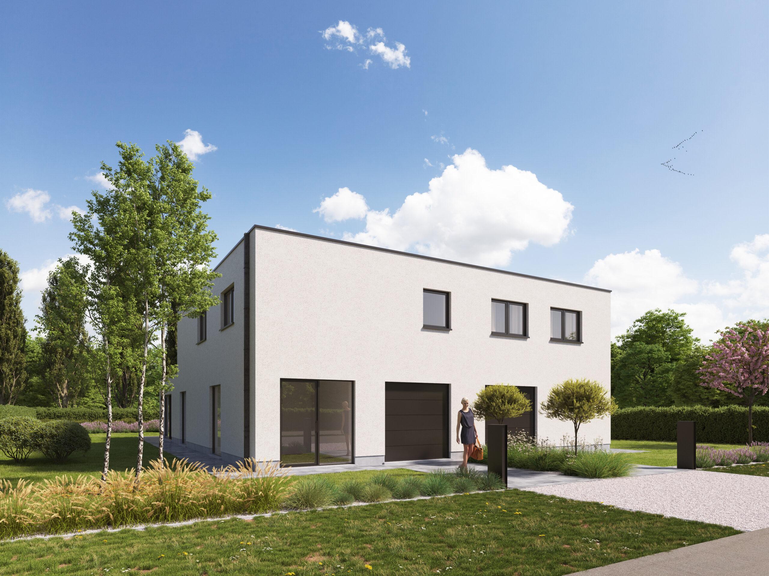 Demuynck Bouw | Lombardsijde Kleitendijkstraat, halfopen bebouwing, nieuwbouw, moderne woning, te koop