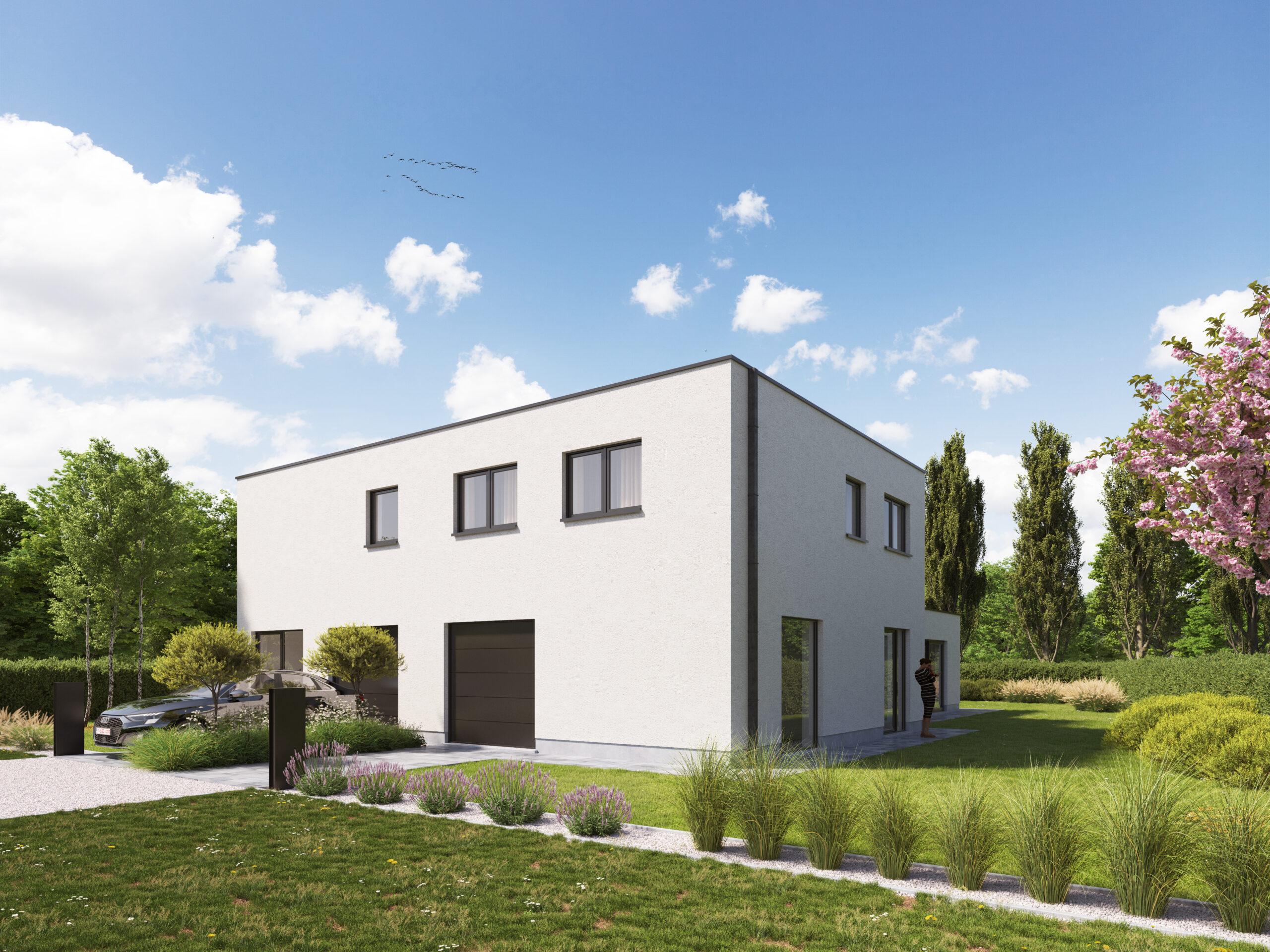Demuynck Bouw | Lombardsijde Kleitendijkstraat Demuynck Bouw | Lombardsijde Kleitendijkstraat, halfopen bebouwing, nieuwbouw, moderne woning, te koop