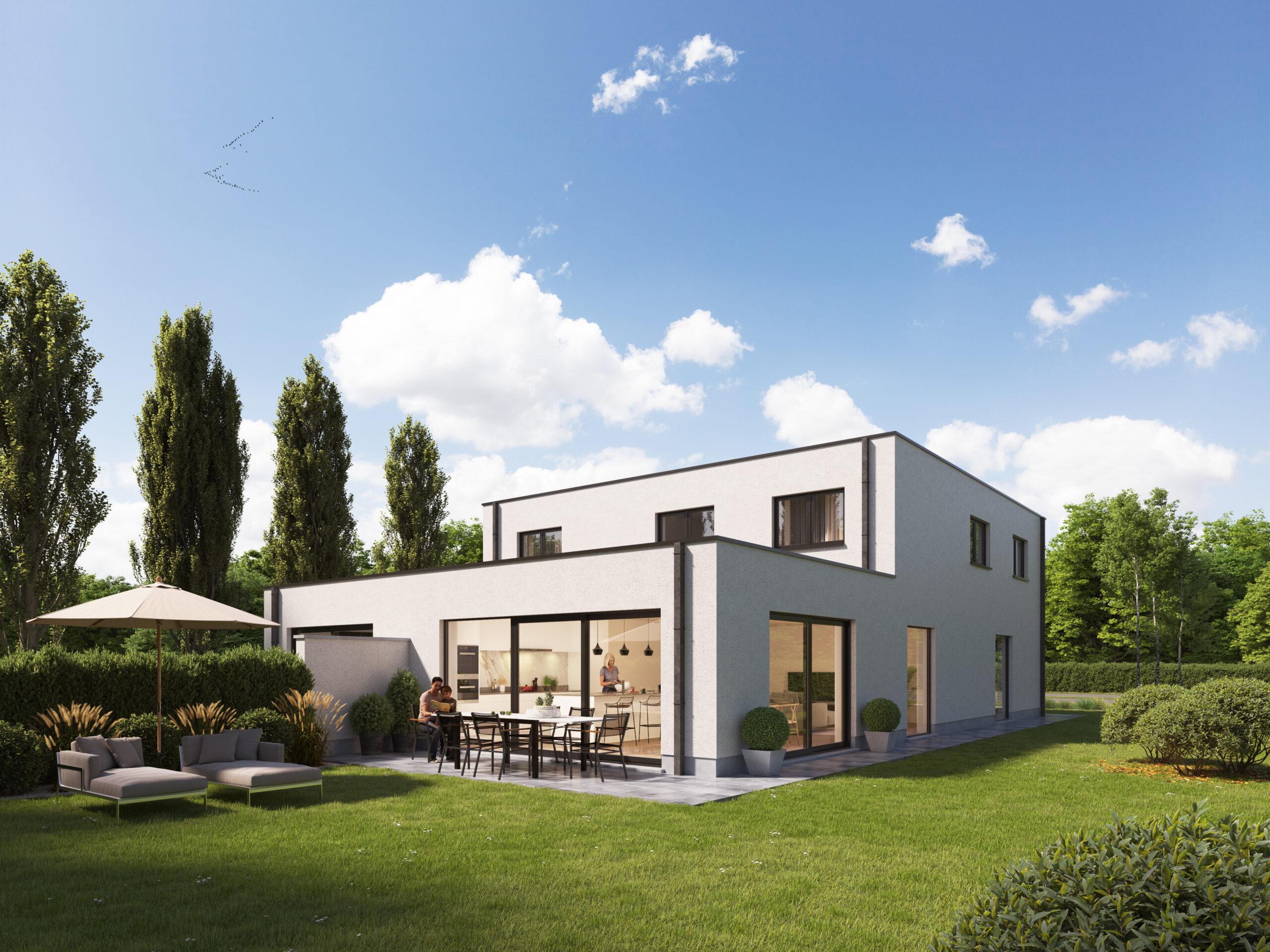 Demuynck Bouw | Lombardsijde Kleitendijkstraat Demuynck Bouw | Lombardsijde Kleitendijkstraat, halfopen bebouwing, nieuwbouw, moderne woning, te koop