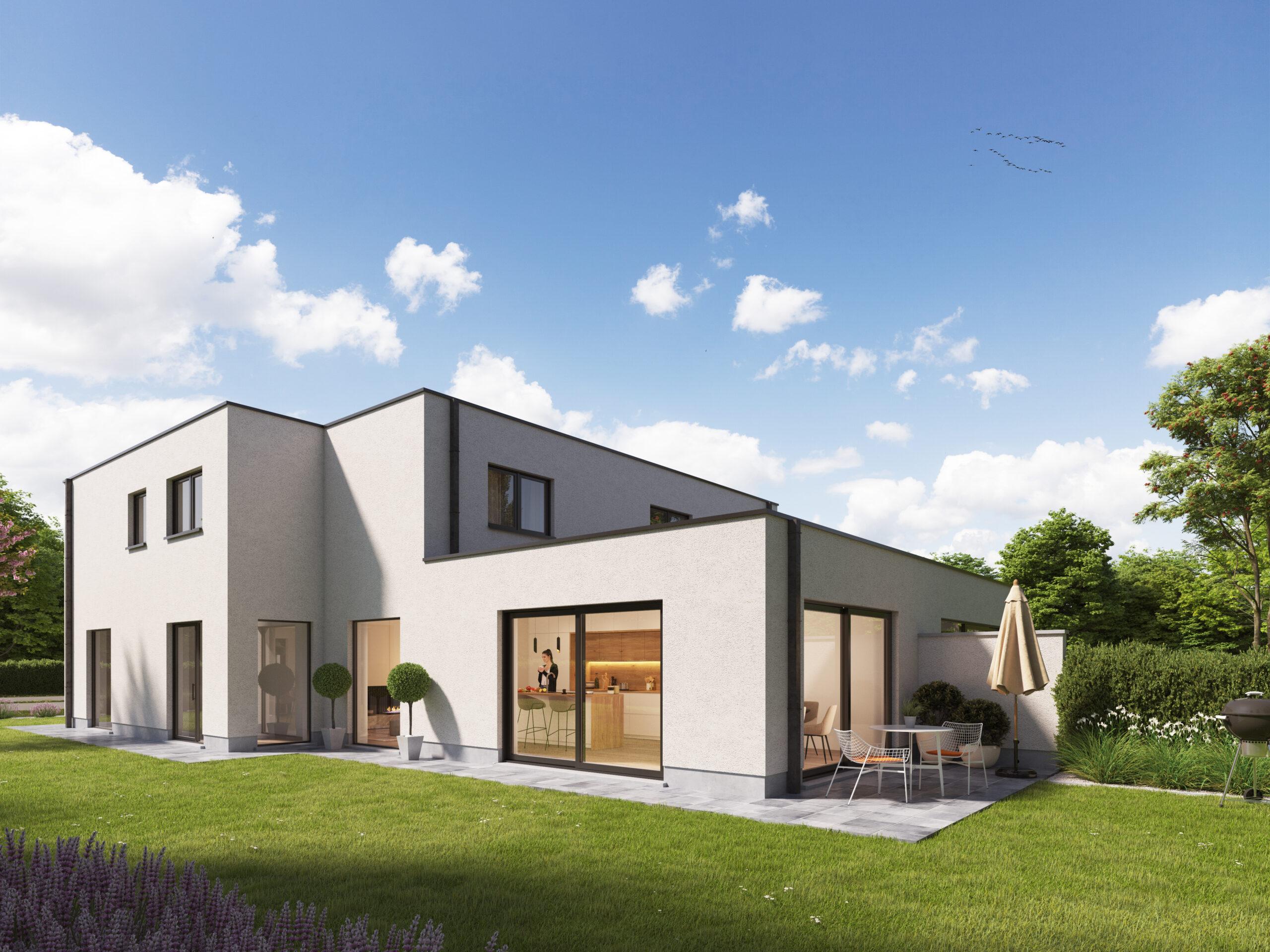 Demuynck Bouw | Lombardsijde Kleitendijkstraat Demuynck Bouw | Lombardsijde Kleitendijkstraat, halfopen bebouwing, nieuwbouw, moderne woning, te koop