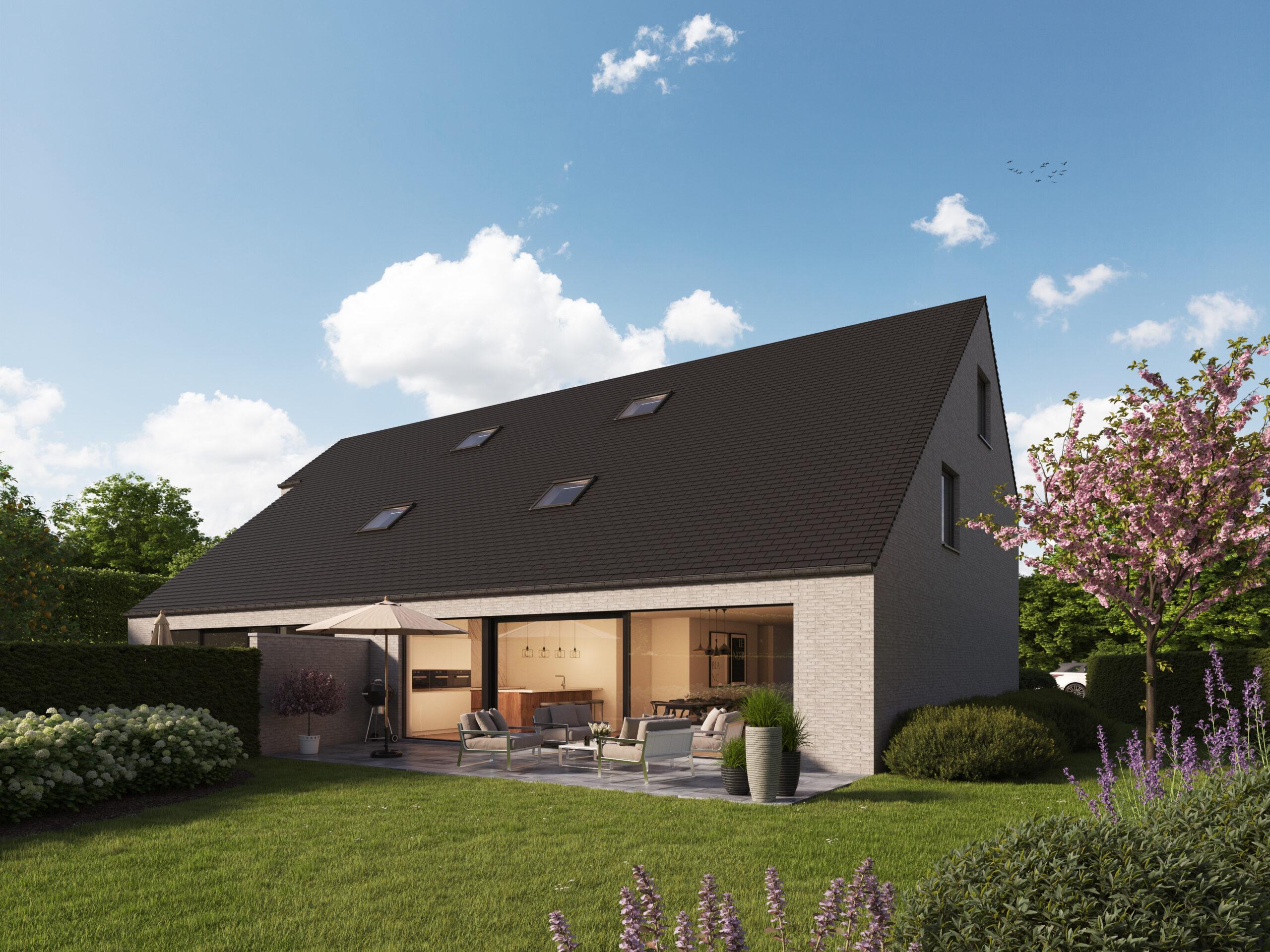 Demuynck Bouw | Wevelgem Roeselarestraat Demuynck Bouw | Wevelgem Roeselarestraat, bouwen op maat, halfopen bebouwing, gesloten bebouwing, moderne woning te koop