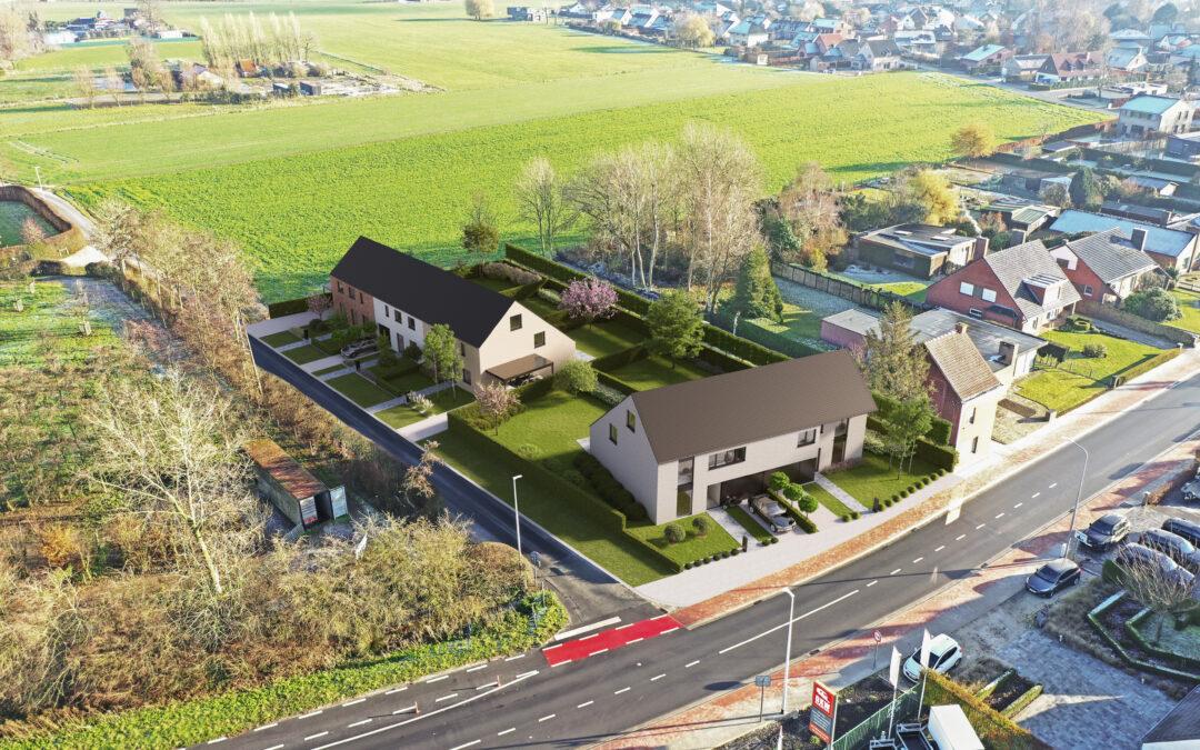 Demuynck Bouw | Wevelgem Roeselarestraat, bouwen op maat, halfopen bebouwing, gesloten bebouwing, moderne woning te koop