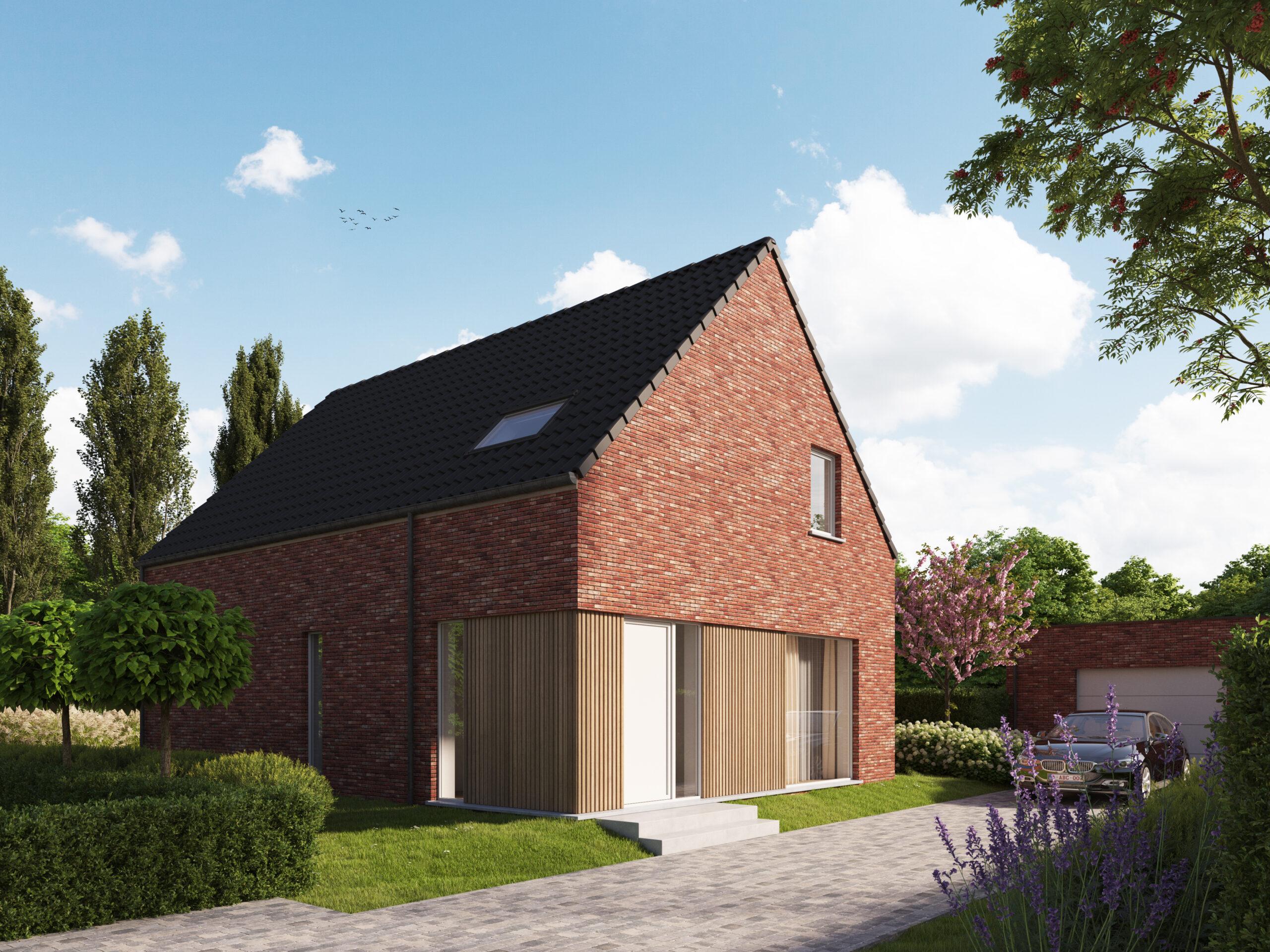 Demuynck Bouw | Waasten Clos de la Gilde Fleurie, bouwen op maat, open bebouwing, moderne woning te koop