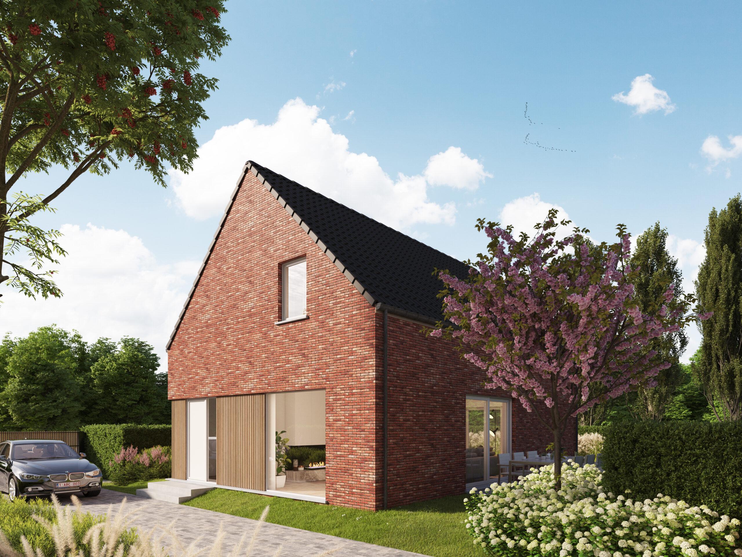 Demuynck Bouw | Waasten Clos de la Gilde Fleurie, bouwen op maat, open bebouwing, moderne woning te koop