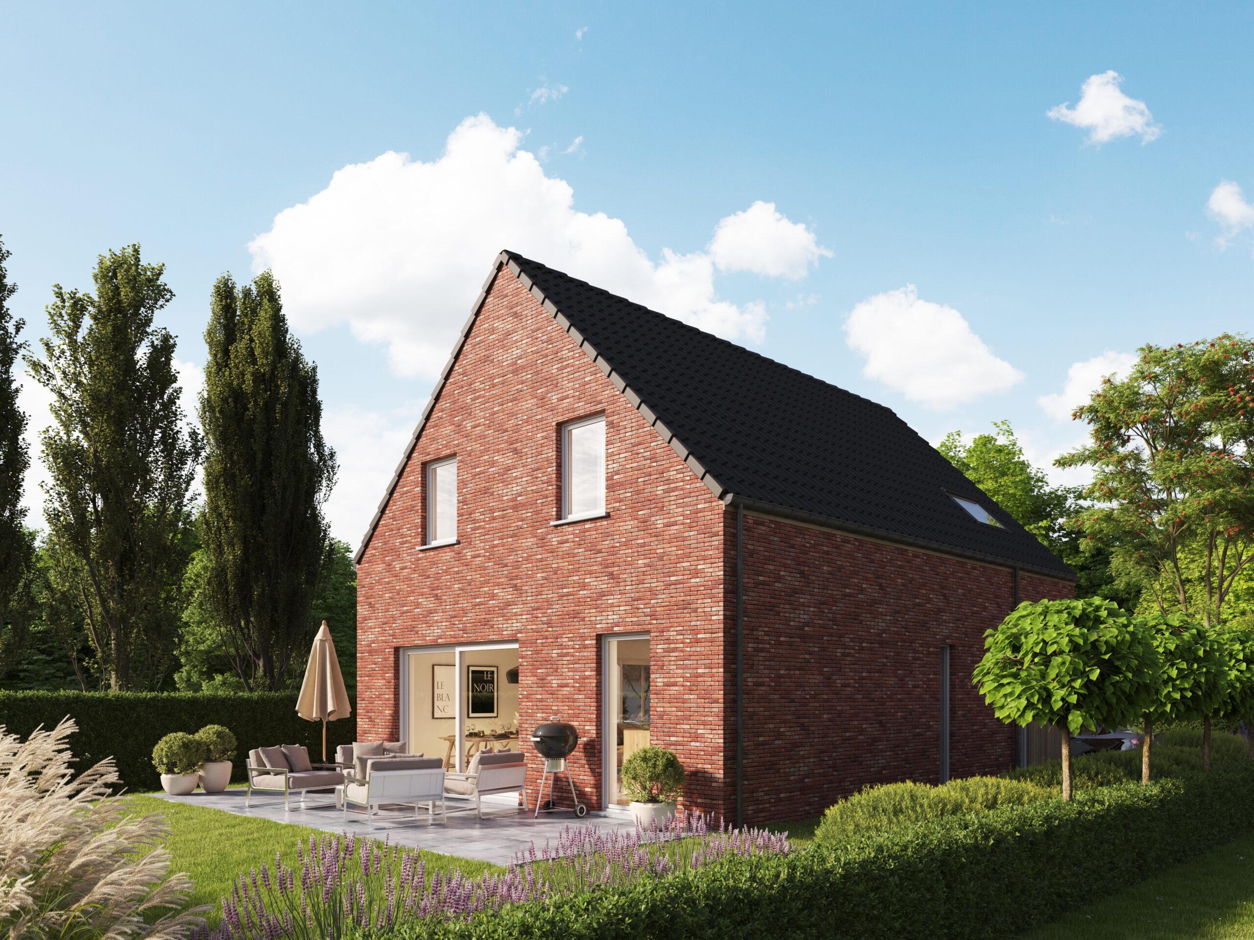 Demuynck Bouw | Waasten Clos de la Gilde Fleurie, bouwen op maat, open bebouwing, moderne woning te koop