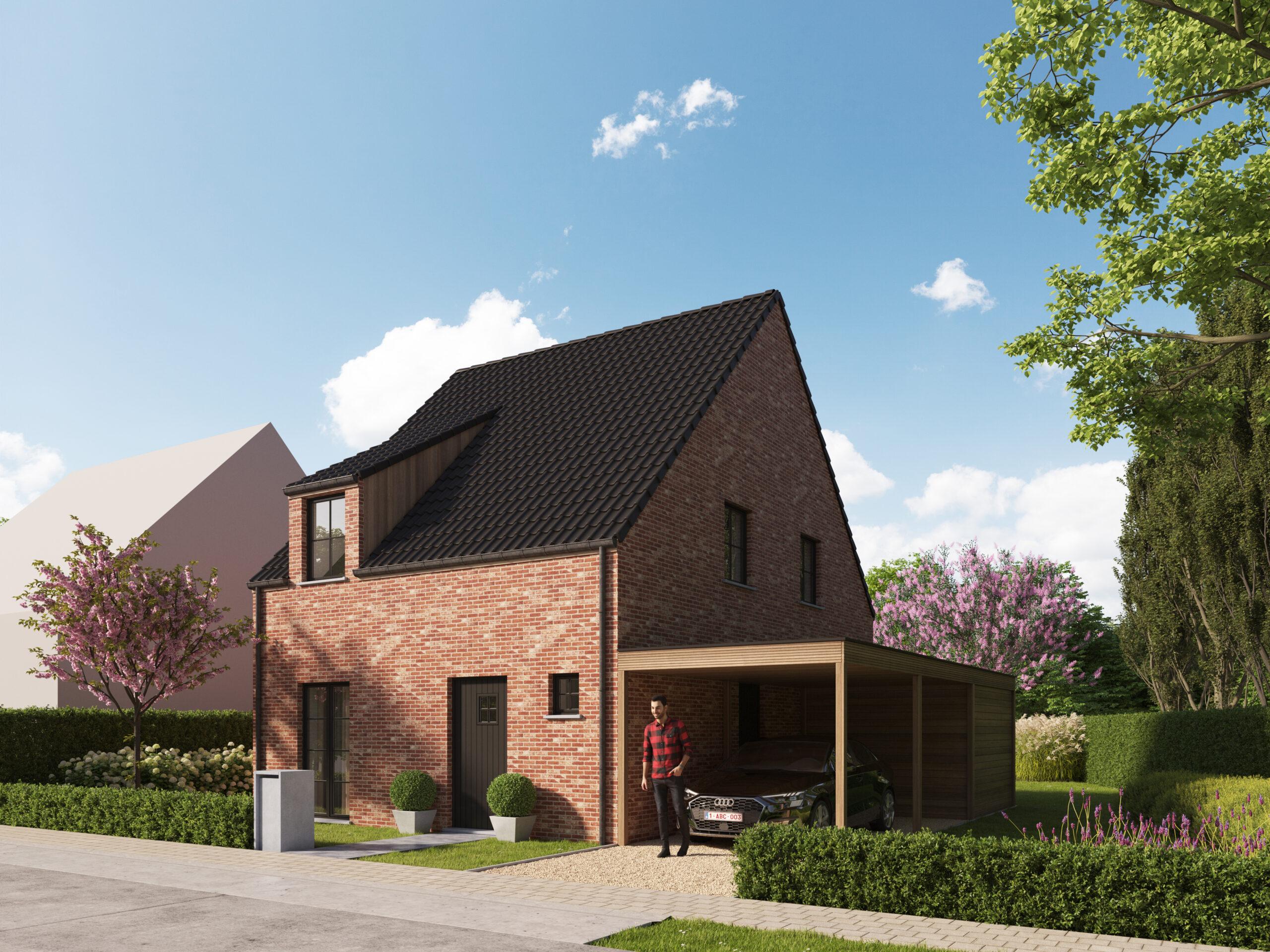 Demuynck Bouw | Oostnieuwkerke Veldstraat, bouwen op maat, open bebouwing, moderne woning te koop