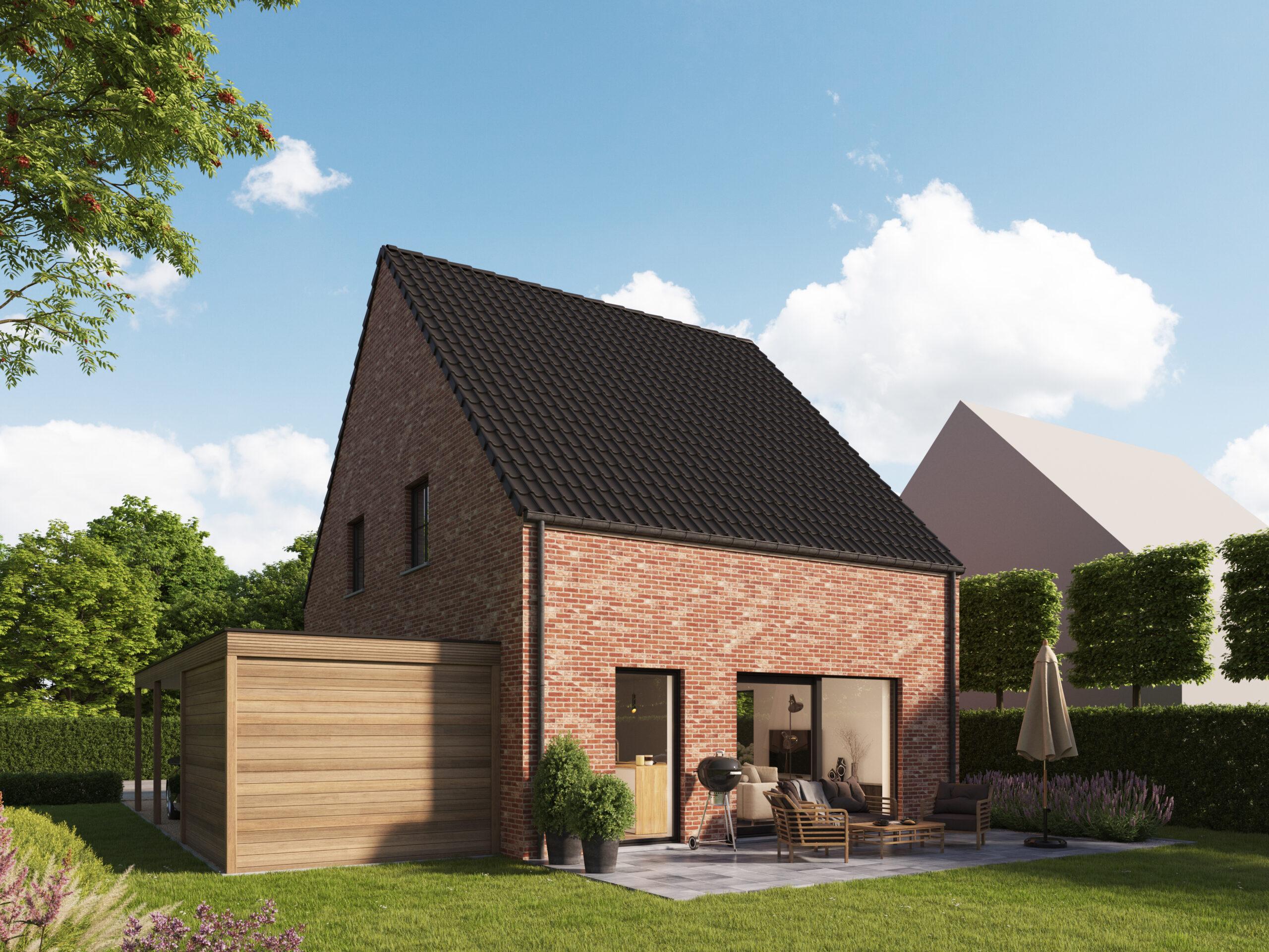 Demuynck Bouw | Oostnieuwkerke Veldstraat Demuynck Bouw | Oostnieuwkerke Veldstraat, bouwen op maat, open bebouwing, moderne woning te koop