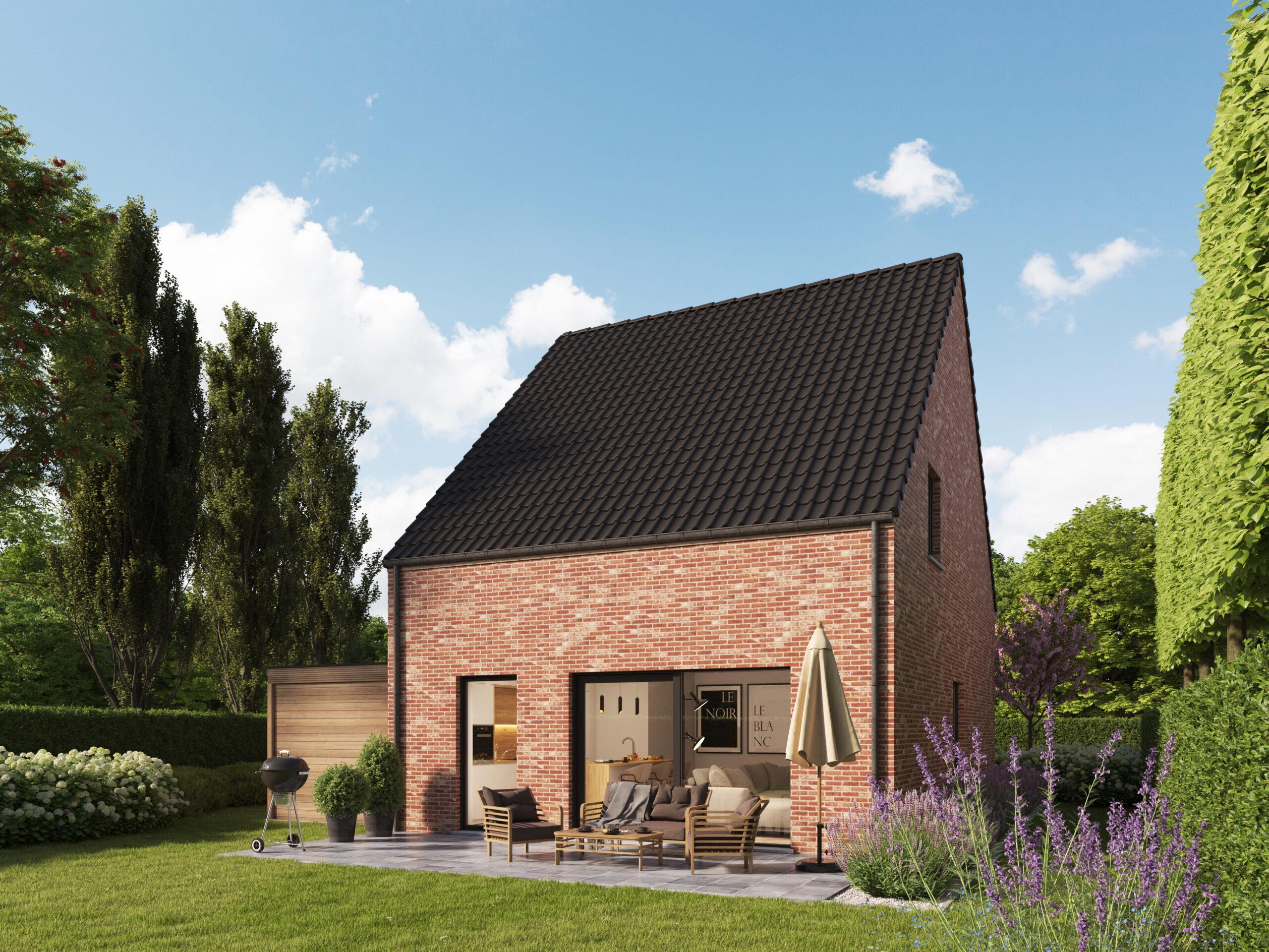 Demuynck Bouw | Oostnieuwkerke Veldstraat Demuynck Bouw | Oostnieuwkerke Veldstraat, bouwen op maat, open bebouwing, moderne woning te koop