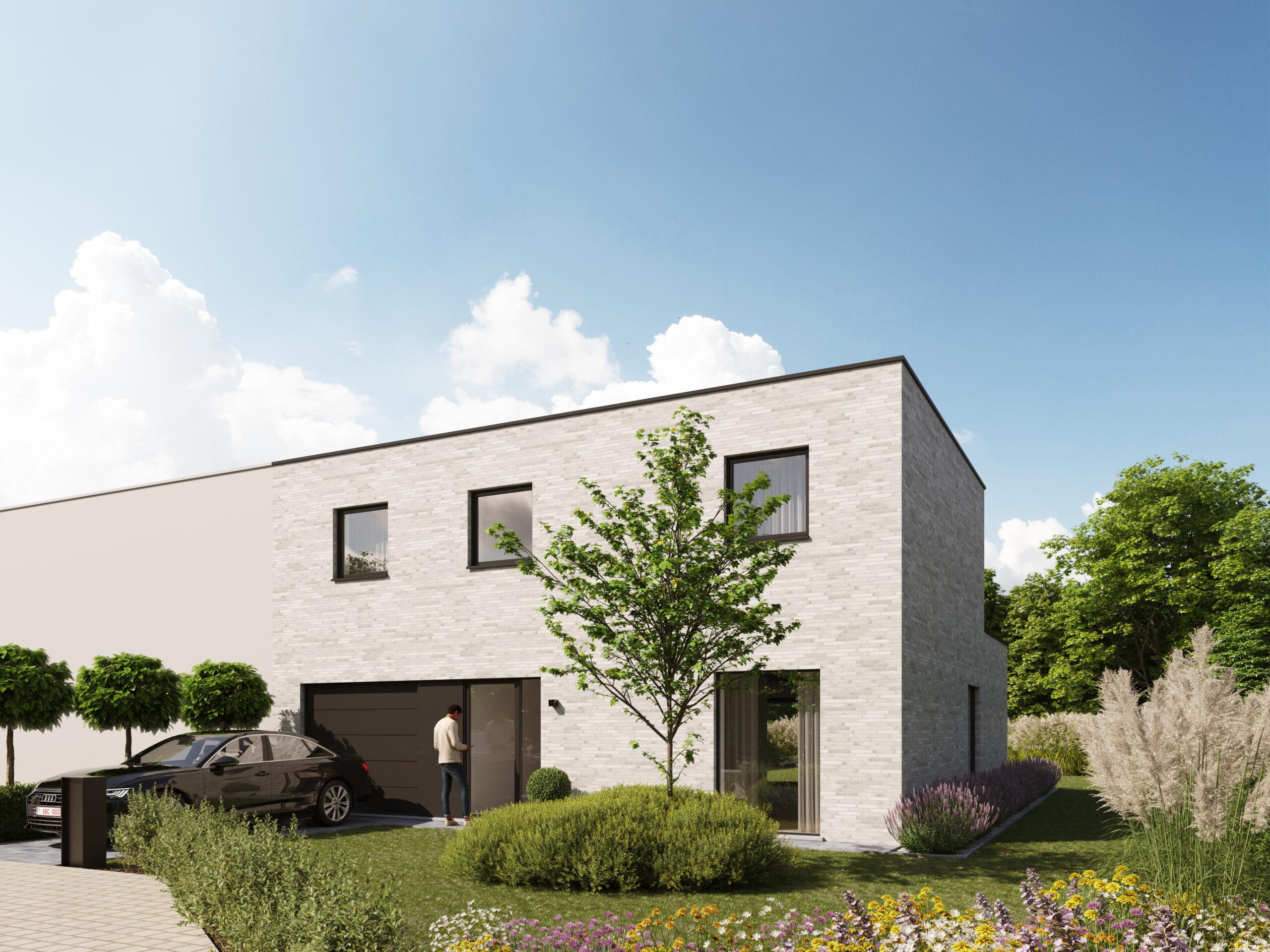 Demuynck Bouw | Wervik Prinsenstraat, bouwen op maat, halfopen bebouwing, moderne woning te koop