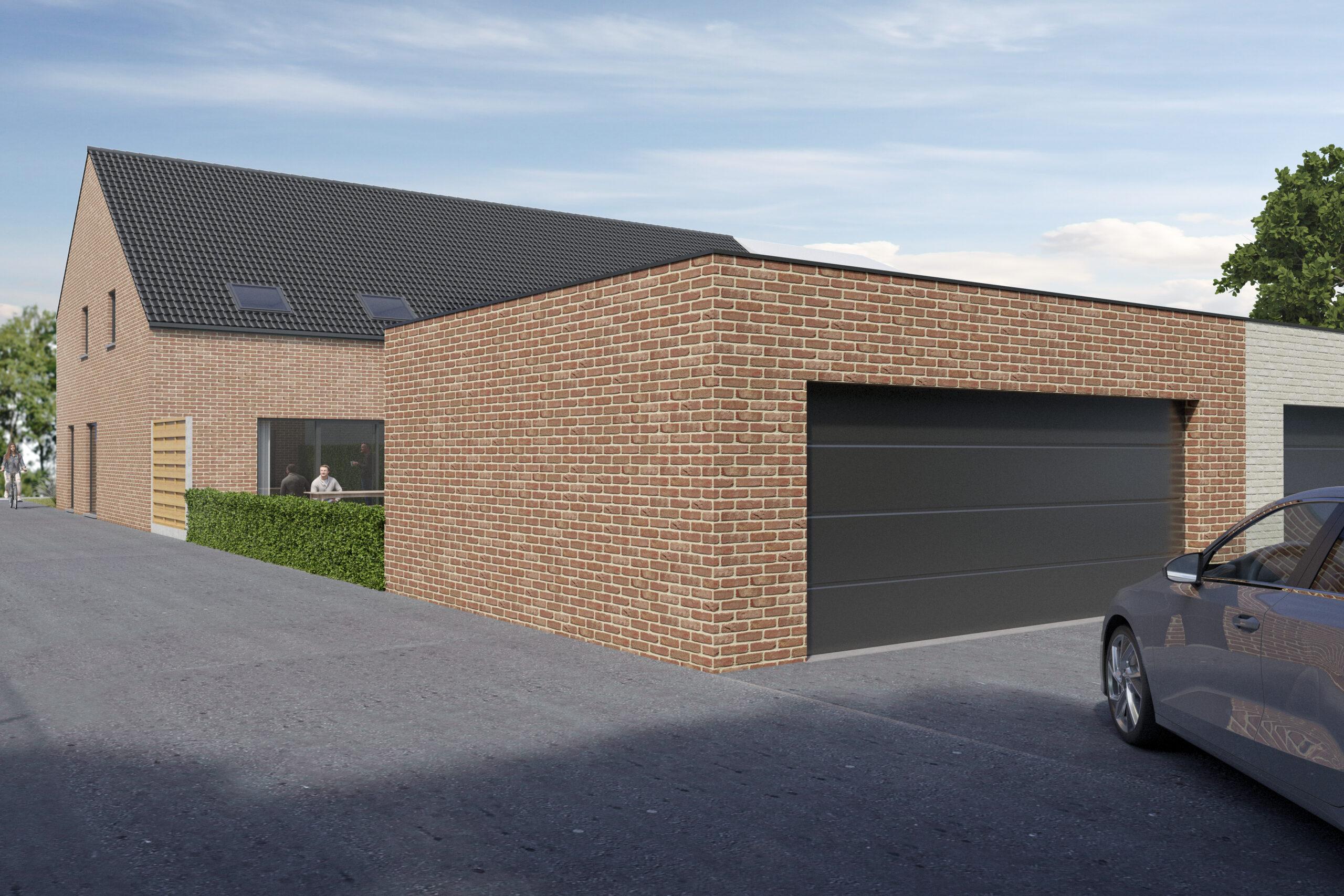 Demuynck Bouw | Veldegem Acaciastraat, bouwen op maat, halfopen bebouwing, gesloten bebouwing