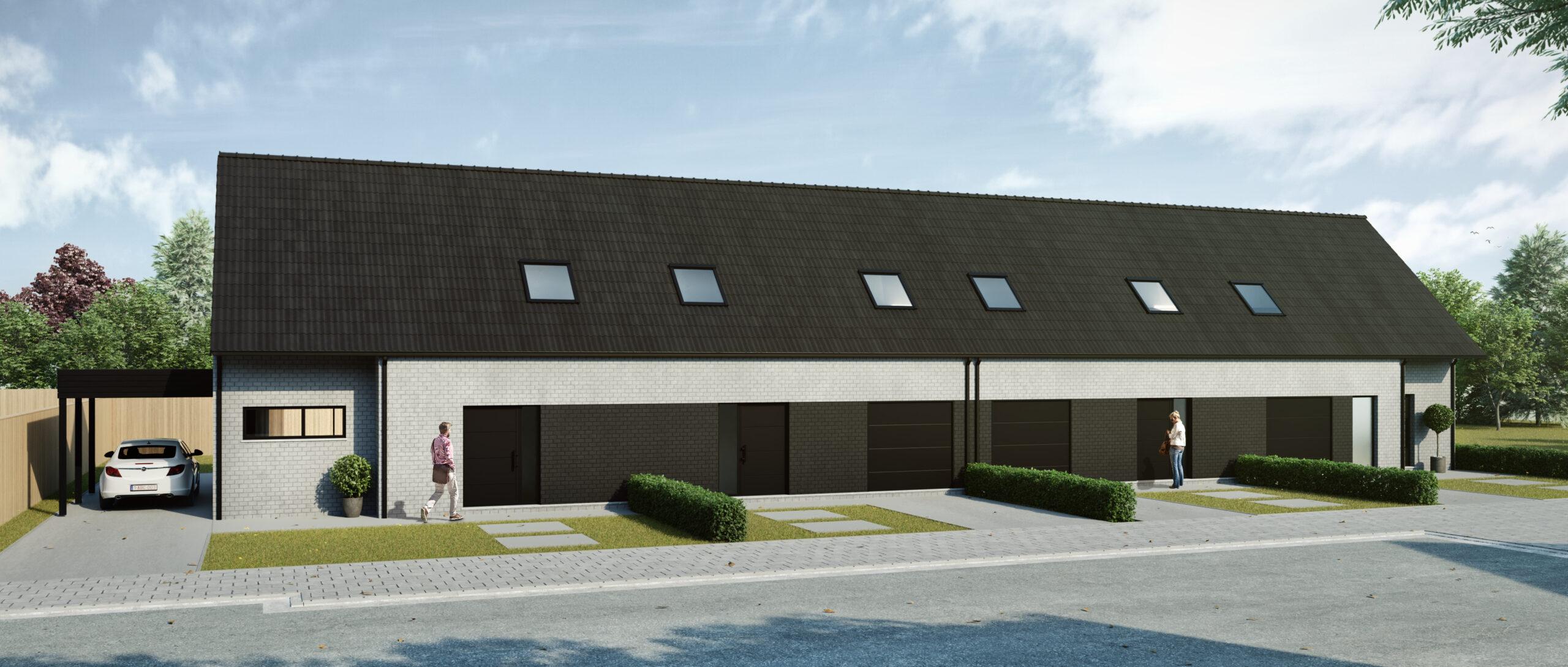 Demuynck Bouw | Wetteren Biezen, bouwen op maat, gesloten bebouwing, moderne woning te koop